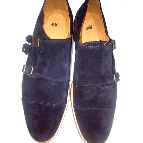 Suede Men's Shoe - Blue