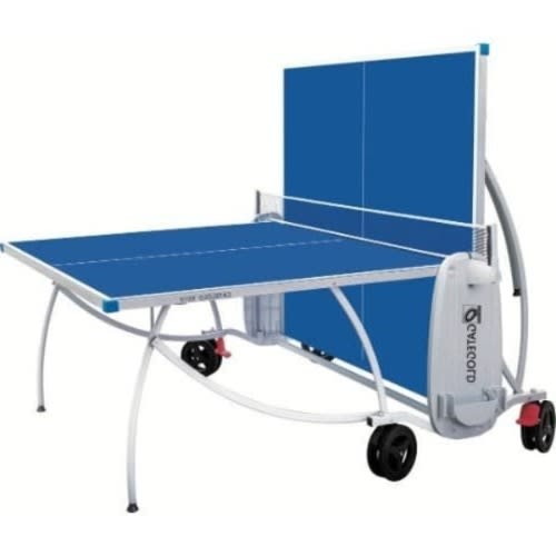 Blue Top Outdoor Tennis Table With Complete Accessories