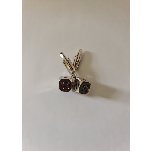Silver Dice Cufflinks For Men