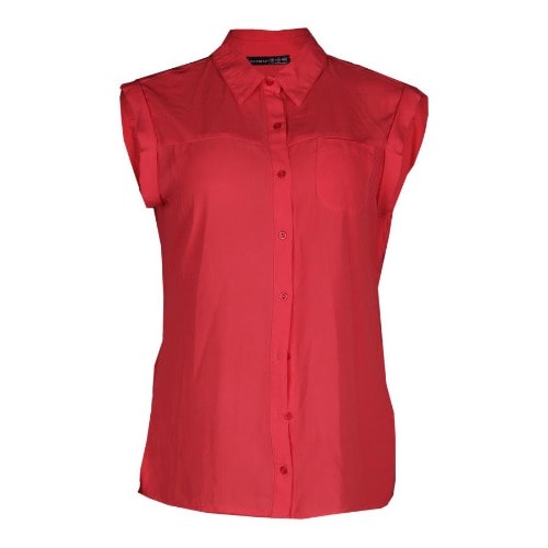 Peach Ladies Sleeveless Top