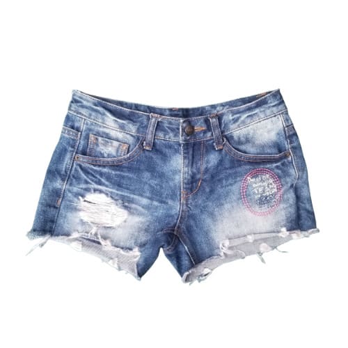 Loosethread Denim Bumshort- Blue