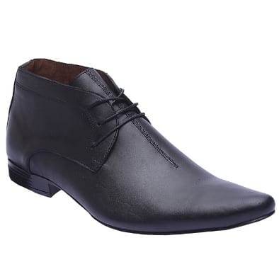 Pointed Low Ankle Lace-up