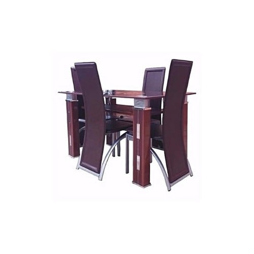 Executive 4 Seater Dining Set Furniture - Brown