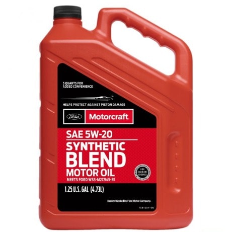 5w-20 Synthetic Blend Motor Oil - 5 Quart