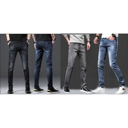 Stock Jeans For Men - 4 Pieces