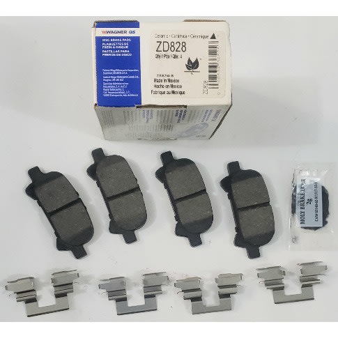 Zd 828 Quick Stop Ceramic Rear Brake Pad Set