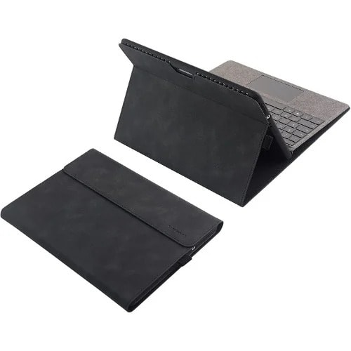 Shockprooof Leather Flip Cover For New Microsoft Surface Pro 8 & Pro X