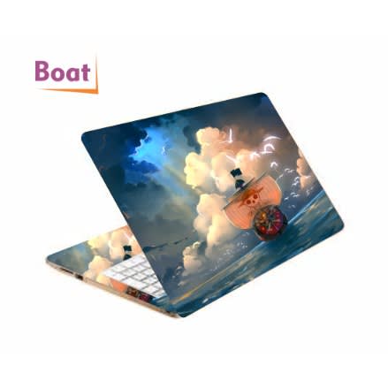 Boat Art Laptop Skin - Blue