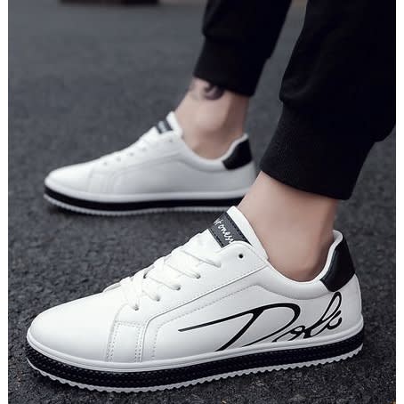 Trendy Unisex Sneakers -White & Black