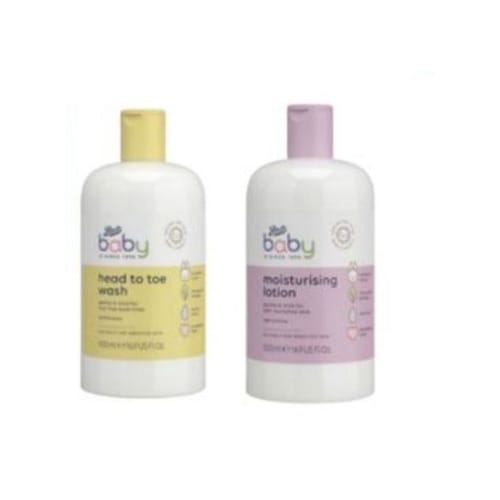 Head To Toe Wash 500ml And Moisturising Lotion 500ml