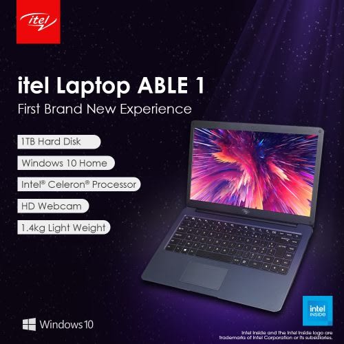 Able 1 - Intel Celeron Quad Core -1tb Hdd -4gb Ram - Cam - 14.0