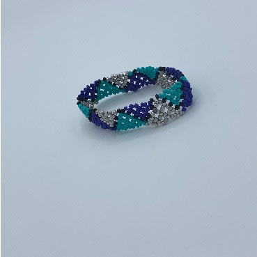 Men’s Beaded Silicon Bracelet
