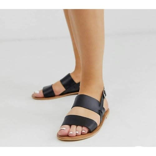 Ladies Double Slip On