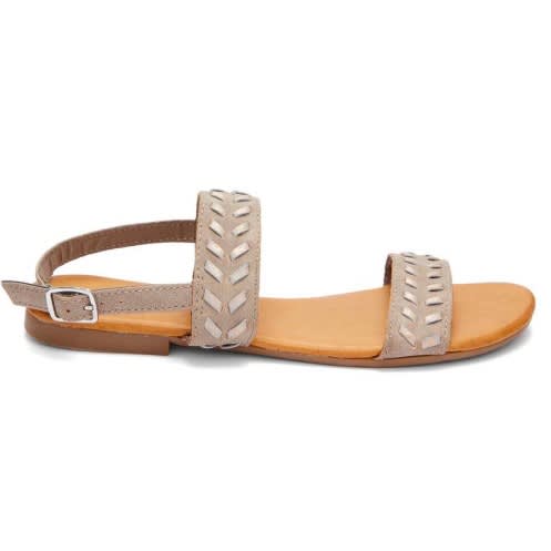 Women Flat Sandal- Beige