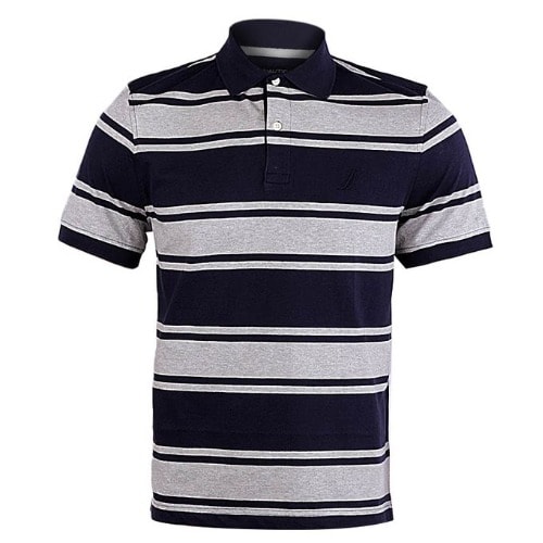 Men's Block-stripes Polo