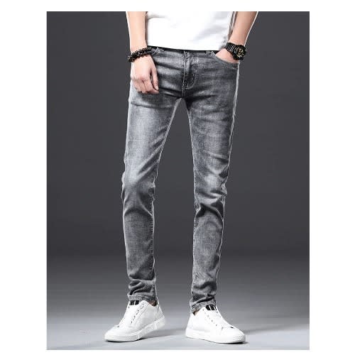 Black Stock Jeans For Men