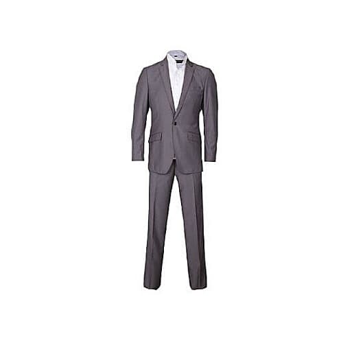 Slim Fitted Suit - Pale Grey