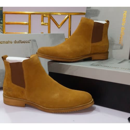 Leather Boot -Cartoon Brown