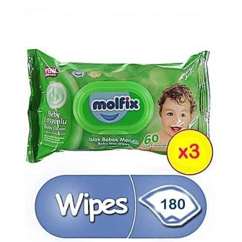 Baby Wipes - Pack of 3