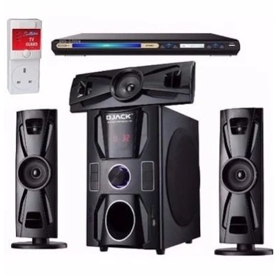 3.1ch Bluetooth Home Theatre System 303 + Powerful Dvd Player + Power Surge