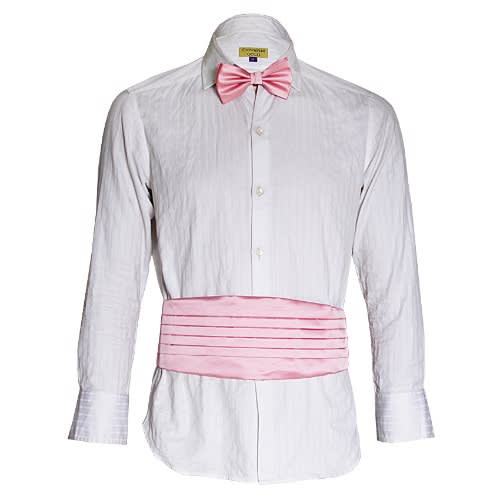 Men's Cummerbund - Baby Pink - MCB-1766