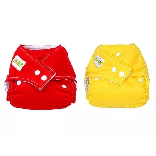Ry Reusable And Washable Baby Diaper & Inserts - 2 Pieces