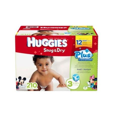 Snug & Dry Diapers Size 2 210 count