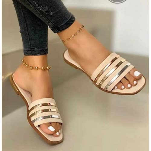Ladies Strapy Slippers