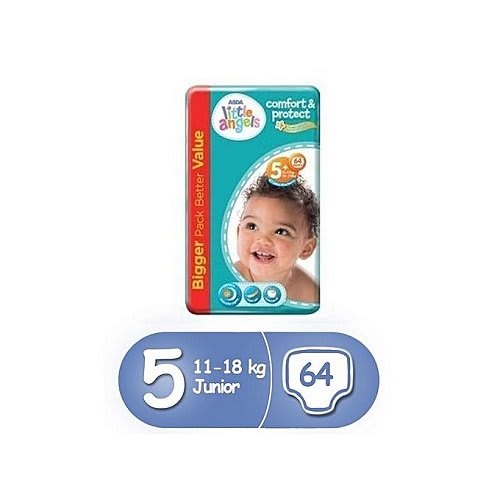 Little Angels Comfort & Protect Size 5 Plus Diapers