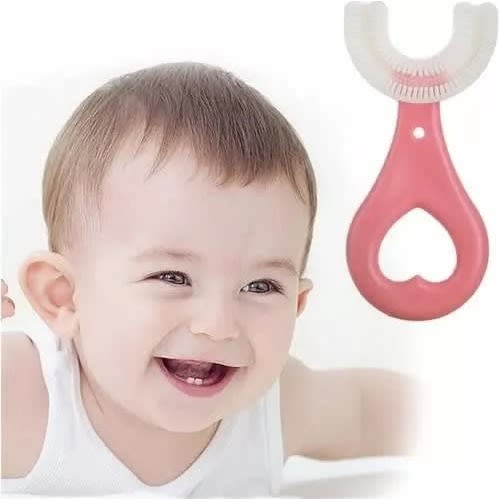 U-shaped Soft Rubber Baby Brush