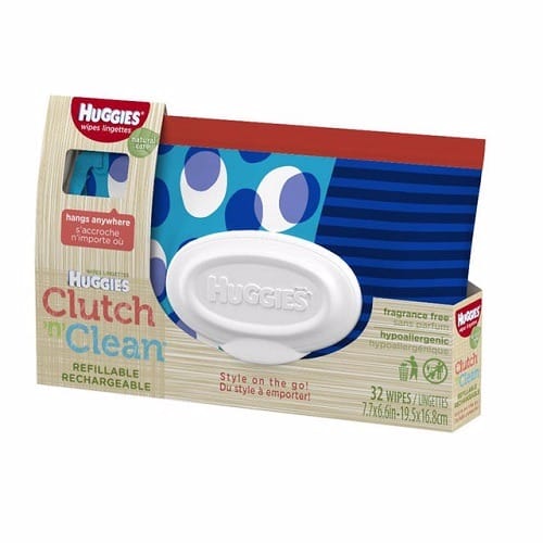 Clutch N Clean Baby Wipes - 32 Count