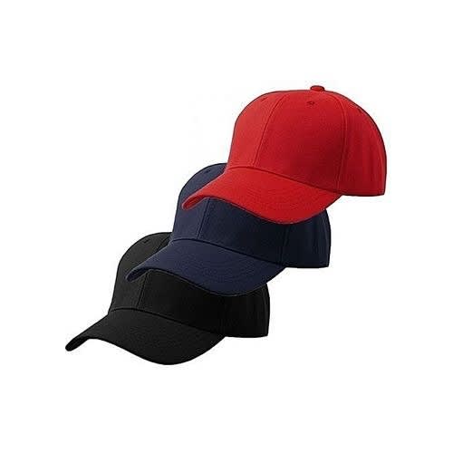 3 Packs Of Unisex Dope Face Caps - Black, Blue And Red