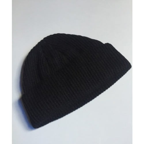Mini Fold Unisex Beanie Head Warmer - Black