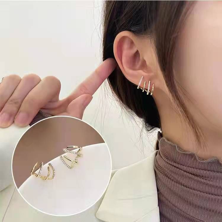 925 Silver Needle Korean Earrings Niche Temperament Earrings