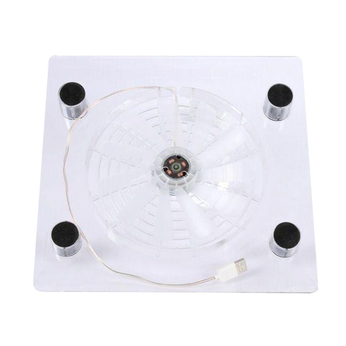 Portable Cooler USB Cooling Pad Stand LED Light Radiator For Laptop