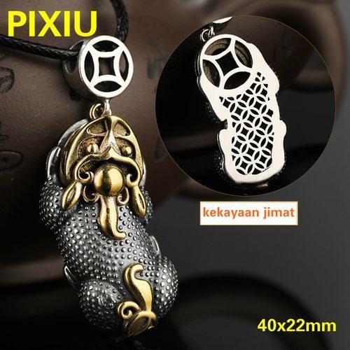 PIXIU S925 40mm Lucky Charms Neckalce Pendant