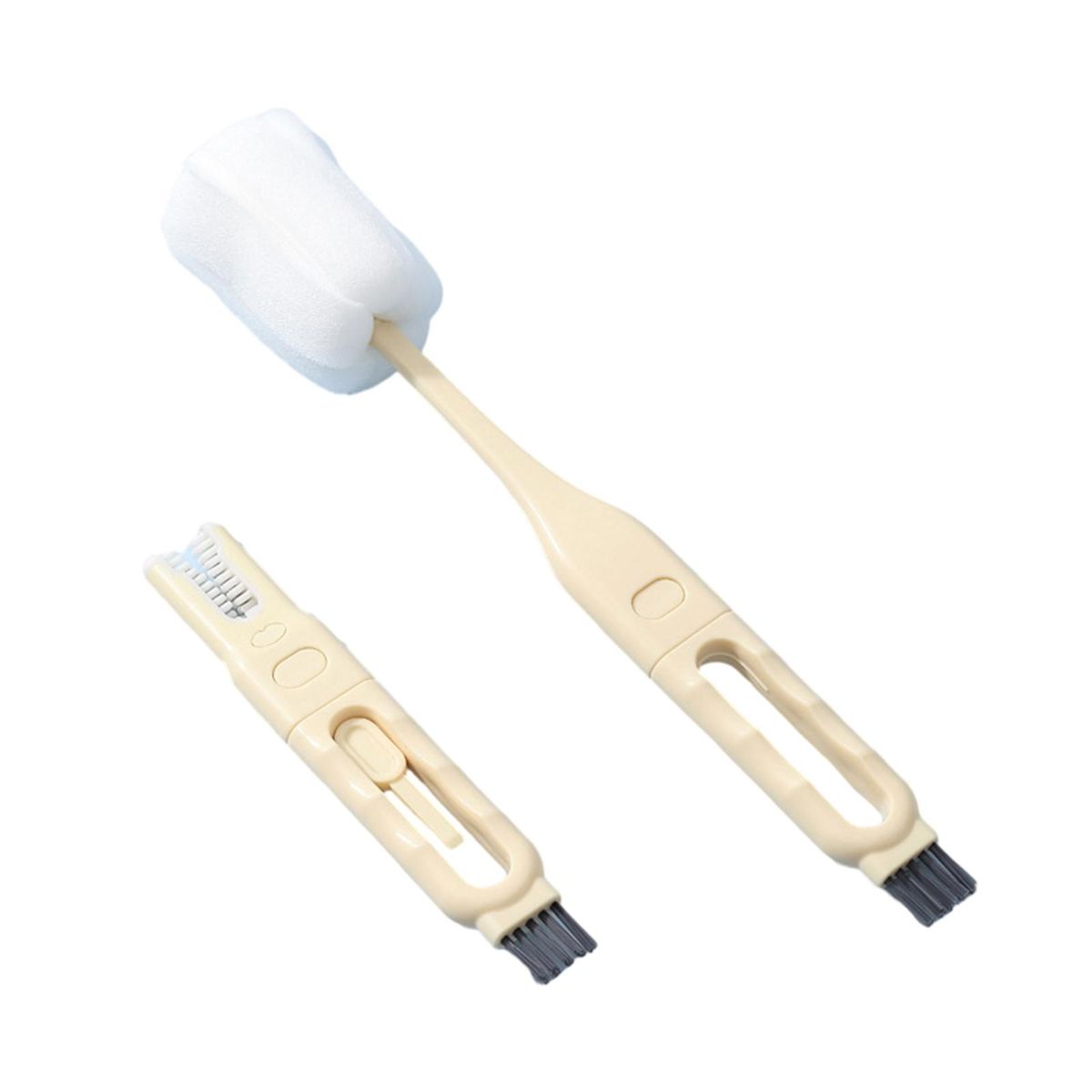 Cup Brushes for Efficient Duo 2pcs U-shaped Cup Brush Set Gentle Yellow