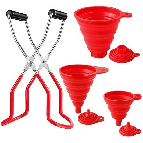 Canning Jar Lifter With Grip Handles And 3 Size