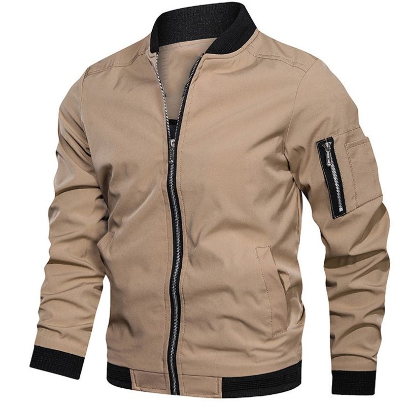 Autumn Men's Er Zipper Jacket Male Casual Spring Streetwear Hip Hop Slim Fit Pilot Coat Men Clothing Plus Size 5XL 6XL
