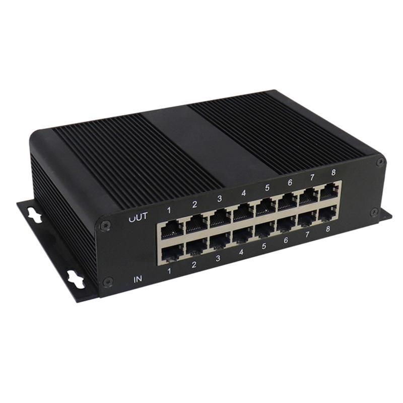 8-Channel Gigabit Signal Protection Device-Surveillance for