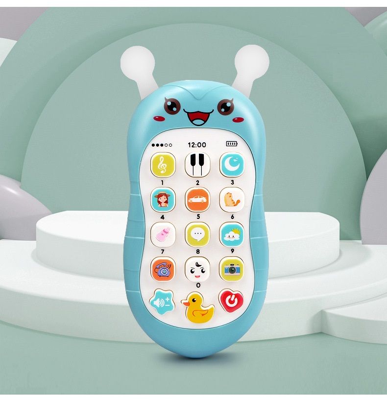 Baby Phone Toys Bilingual Telephone Teether Music Voice Toy