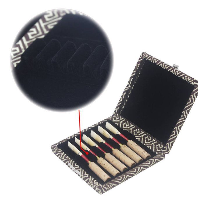 Oboe Reeds Case Storage Box For 6 Pieces Reeds Musical Coffee