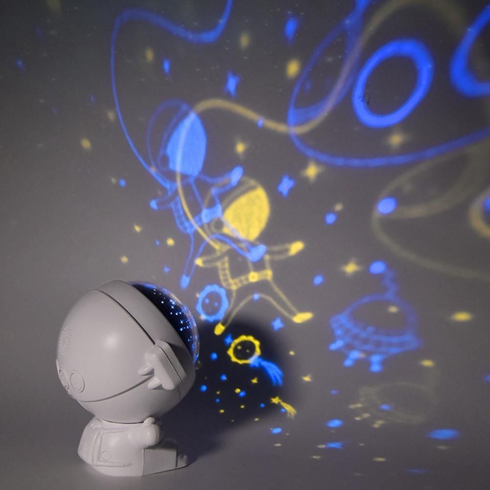Astronaut Star Galaxy Projector Starry Night Light Room