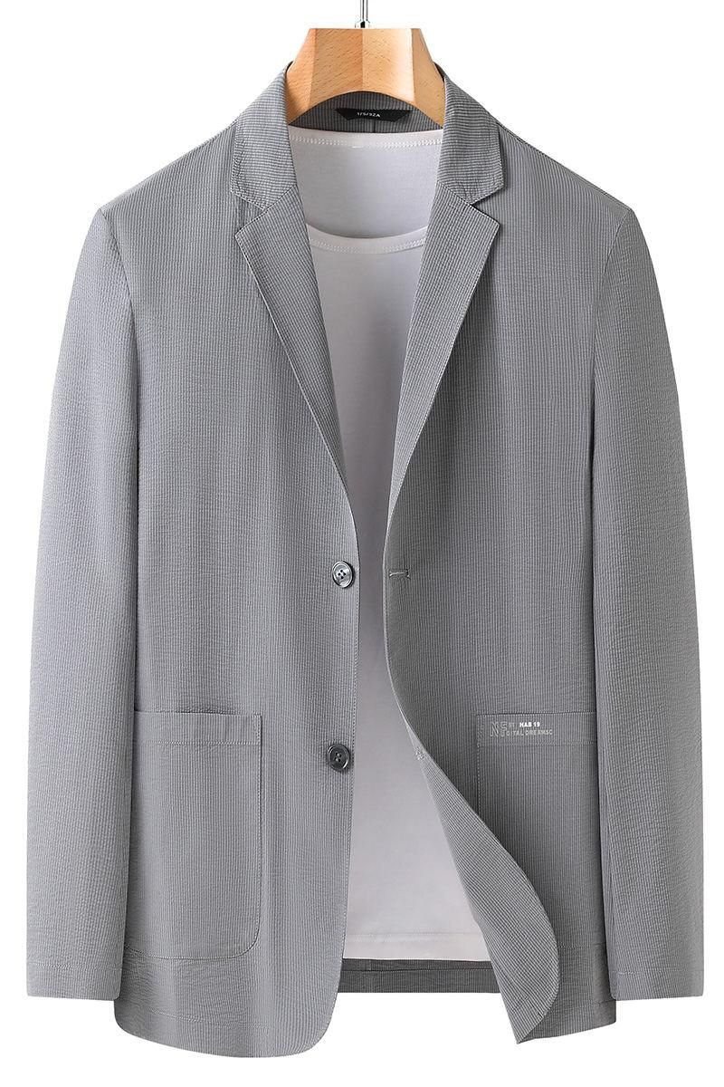 High Quality Large Size Men's Iron-free Light Luxury  Business Comfortable Gentleman Thin British Style Casual Suit