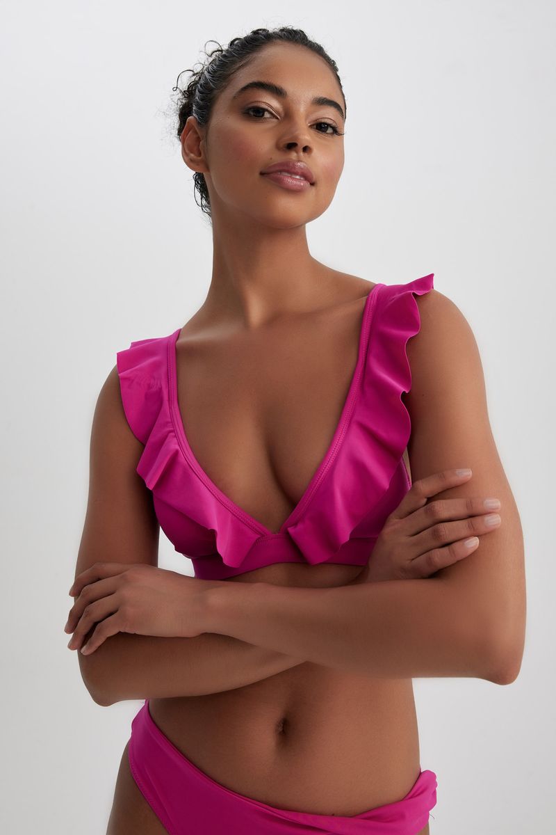 Woman Special Collection Regular Fit Bikini Top - Pink