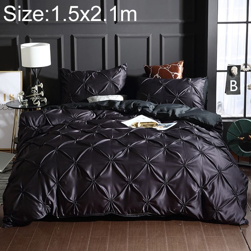 Washed Silk Flower Quilt Cover Bed Linings