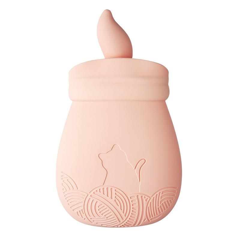 Silicone Hot Water Bottle Bag with Knitted Cover WARM