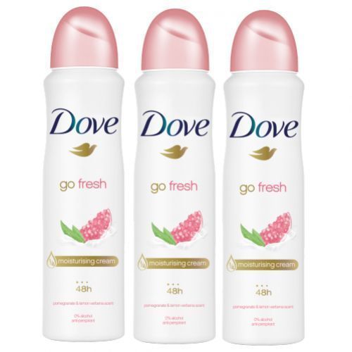 Go Fresh Pomegranate & Lemon Verbena Deodorant (250ml X 3)