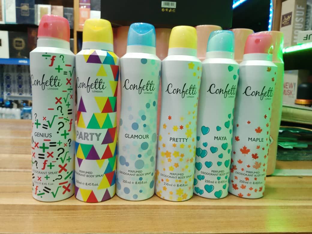Deodorant Body Spray (6in1) 6 Different Fragrance