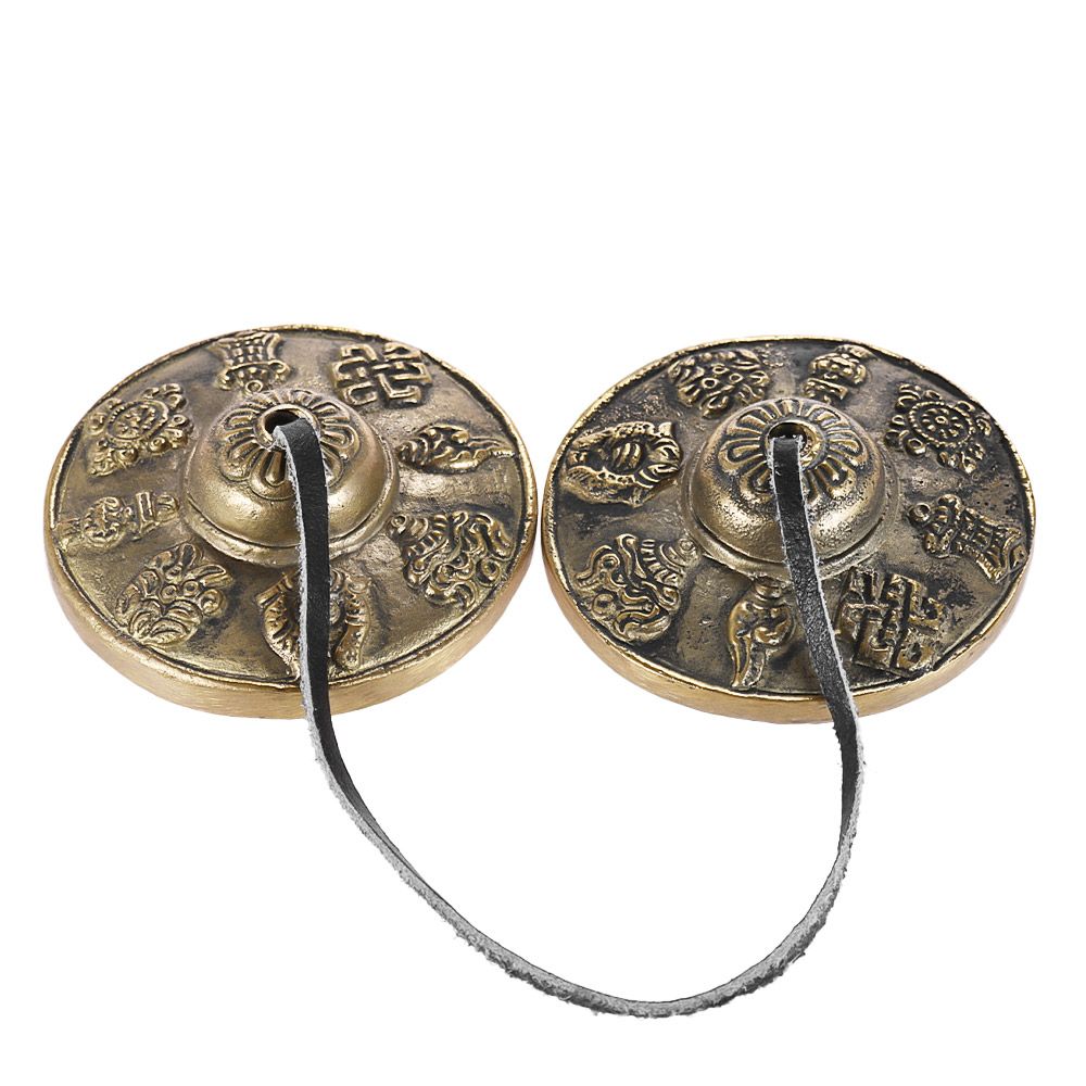 2.6in/6.5cm Handcrafted Tibetan Meditation Tingsha Cymbal